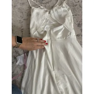 Lulus Romantic Inspiration White Sleeveless Faux-Wrap Maxi Dress Size XS Bridal thumbnail 10