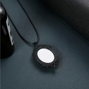Gothic Crow Forest Cameo Pendant Necklace A Stylish‎ Rope Necklace thumbnail 7