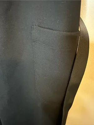 Avec Les Filles Black Belted Midi Dress Size 14 NWT $138 1N04K21 thumbnail 16