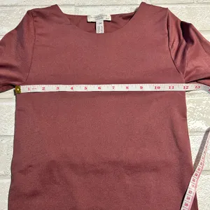Altar'd State Long Sleeve Active Wear Burgundy Top Size XS/S thumbnail 5