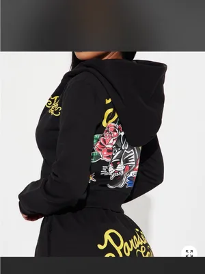 Cropped Black Zip thumbnail 2