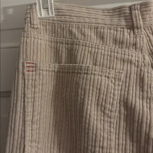BDG Beige Corduroy Hi Rise Baggy Trousers thumbnail 4