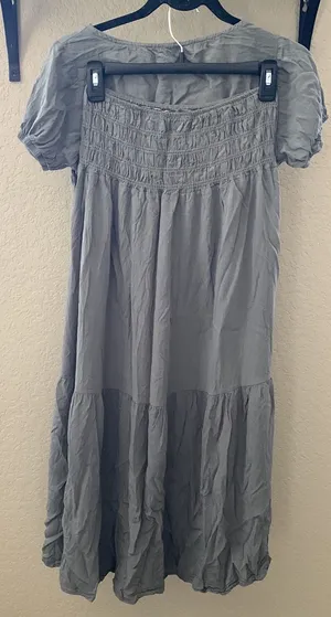 Ces Femme Boutique Olive Crop top maxi set thumbnail 5