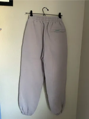 Comfrt Travel Essentials Sweatpants Size Small Bark Beige Zipper Back Pocket thumbnail 3