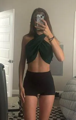 Multi Way Green Scarf Top thumbnail 1