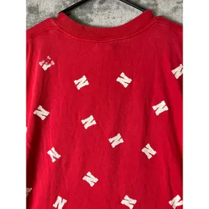 Vintage‎ Nebraska Huskers All Over Print Graphic T Shirt USA Made Red XL NCAA thumbnail 4