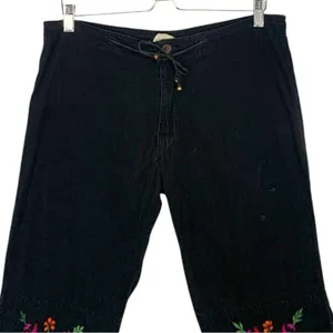 Vintage The Nepali bazaar Y2K Embroidered Corduroy Pants Size Large thumbnail 3