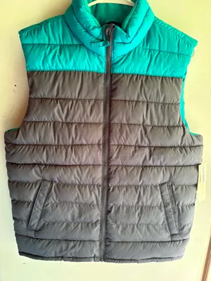 Old Navy colorblocked puffer vest  thumbnail 1