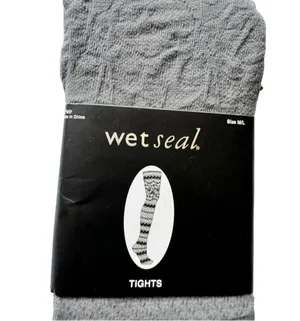 Wet Seal Women's Cold Weather Winter Fall Tights Sz M/L NWT thumbnail 3
