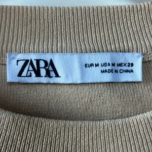 Zara Structured Sleeveless Knit Mini Dress in Cream Size Medium Quiet Luxury thumbnail 5
