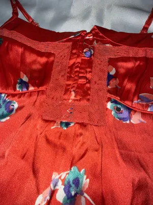 American Eagle Outfitters Red Silk Tank Size XS thumbnail 2