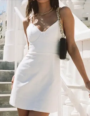 White Princess Polly Dress Mini thumbnail 1