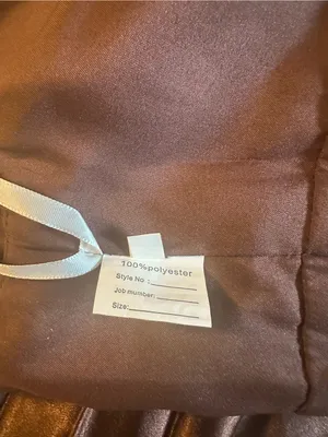 Elegant V-Neck Pleated Sleeveless Handkerchief Hem Chocolate Brown 2 NWOT thumbnail 8