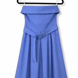 NEW Lulus Trendsetting Choice Periwinkle Strapless A-Line Midi Dress Medium thumbnail 8