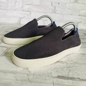 Rothys The Original Slip On Sneakers Steel Gray Comfortable Casual Shoes Sz 10.5 thumbnail 2