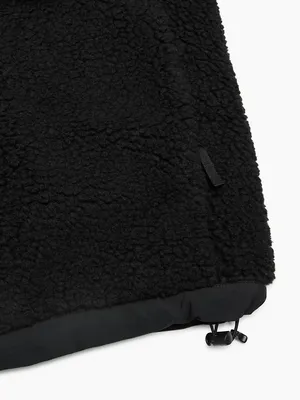 Aritzia TNAction Snoblock Polar Shred Mockneck Jacket Black minimalist fall XS thumbnail 4