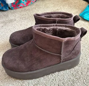 Platform slippers Brown Size 9 thumbnail 2