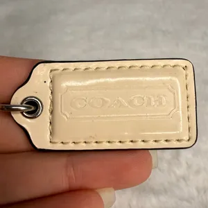 1.5" COACH Fob Bag Charm Hang tag Hangtag thumbnail 1