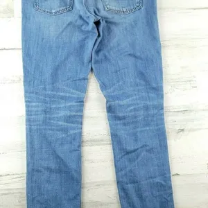 American Eagle Tomgirl Distressed Jeans Womens 4 Regular Light Wash Tapered thumbnail 3