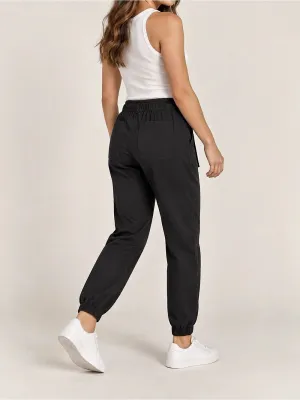 Buffalo David Bitton Black Tencel Utility Jogger Pants Size S thumbnail 2