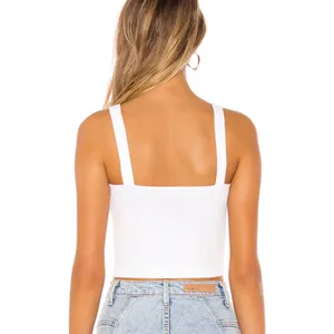 Free People White Solid Rib Brami thumbnail 2