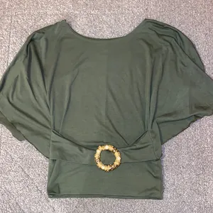 Green and Gold Rhinestone Top thumbnail 1