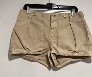 Free People All Yours Micro Shorts Sz:8 Light Brown utility-inspired cargo style thumbnail 1