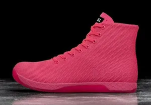 NOBULL No‎ Bull Women 8 High Top Sneaker Trainer Pink SuperFabric Training Shoes thumbnail 1