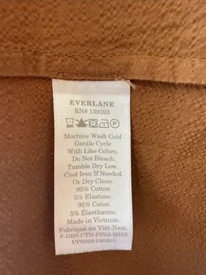 Everlane Boho Pinafore Dress Size 8 thumbnail 5