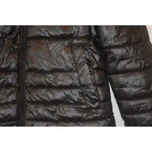 DKNY Sport Black Puffer Jacket Sorona Fill Quilted Stand Collar‎ Women Size S thumbnail 4