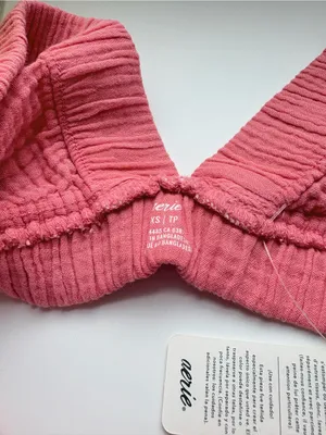 aerie Gausy Coral Crop Beach Top XS NWT thumbnail 4
