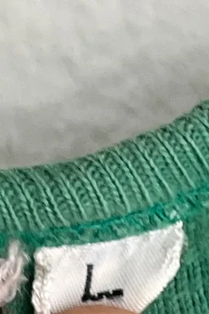 Vintage Liz Claiborne Velvet Green long-sleeve green velour midi dress featuring thumbnail 7