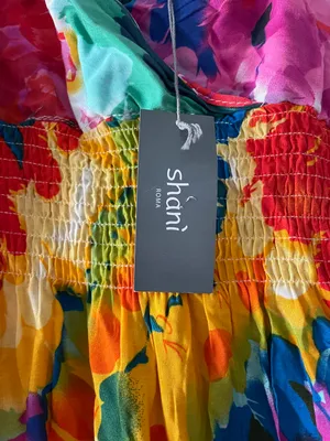Colorful Italian-Bought Summer Dress NWT thumbnail 4