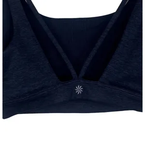 Athleta Activewear Criss Cross Spaghetti Straps Back Sports Bra S Charcoal Grey thumbnail 8