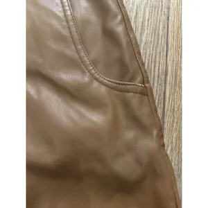 Pretty Little‎ Thing Brown Faux Leather High Rise Shorts thumbnail 6