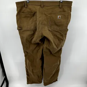 Carhartt Rugged Flex Original Fit Crawford Pants Straight Canvas Khaki Tan 16T thumbnail 7