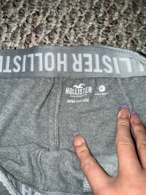 Gray Hollister Sweatpants thumbnail 2
