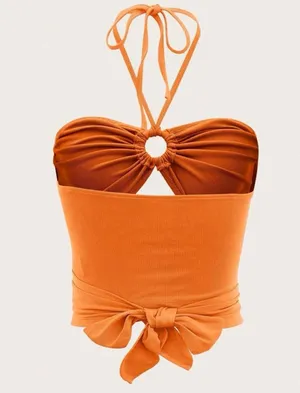 Halter Top Orange thumbnail 2
