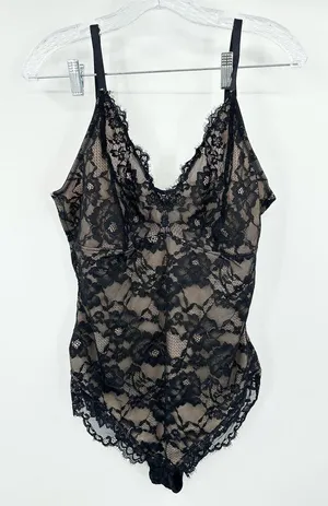 Popilush The Shapewear Bodysuit Lace Smooth firm Control Thong XXL Black Women's thumbnail 1