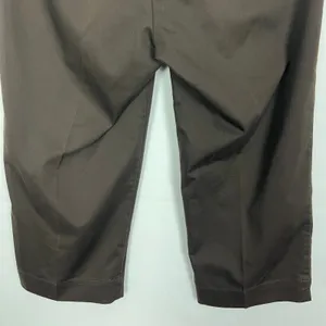 Dockers Mid-Rise Curvy Brown Capri Pants Size 6 Cotton Stretch Y2K City Girl thumbnail 7