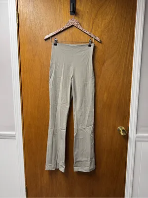 House of CB Laurel High Waisted Trousers Flared Pants Smoke Gray Grey Medium thumbnail 16