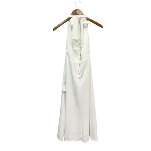 Lulus This is Bliss White Halter Midi Dress size XS NWT thumbnail 4