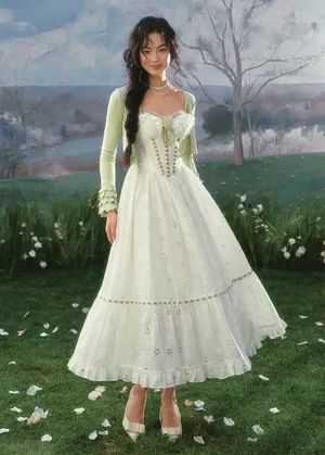 NEW LaceMade Mint in Season Corset Dress Size M thumbnail 2