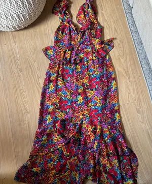 Show Me Your MuMu Colorful Floral Dress thumbnail 1
