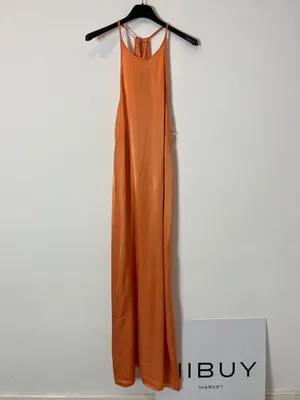 ZARA Maxi Orange Dress Slip thumbnail 2