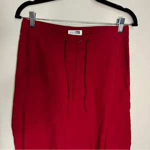 REI Red 100% Nylon UPF 30+ Hiking Performance Capris‎ Size 8 thumbnail 3