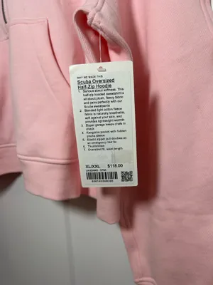 Lululemon XL/XXL Scuba Strawberry Milkshake RARE thumbnail 4
