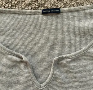 Brandy Melville Gray Top thumbnail 2