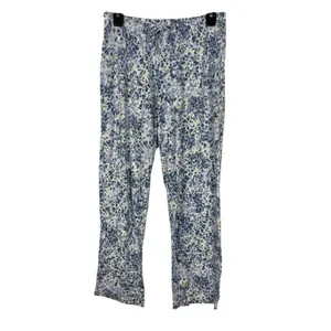 Lauren Ralph Lauren Women’s Blue Floral 2 Piece Pajama Set Button Top Pants S thumbnail 4