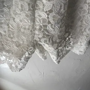 Muse‎ White Lace Overlay Romper Size 2 Kentucky Derby Boho Cottagecore thumbnail 6